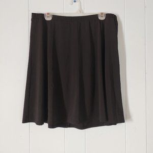 Reitmans Black Pull On Skirt